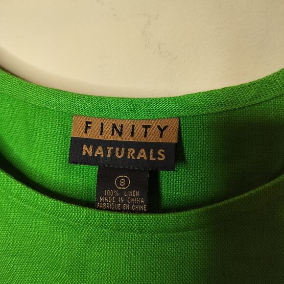Finity Naturals 100% Linen Tank Dress - Picture 4 of 6
